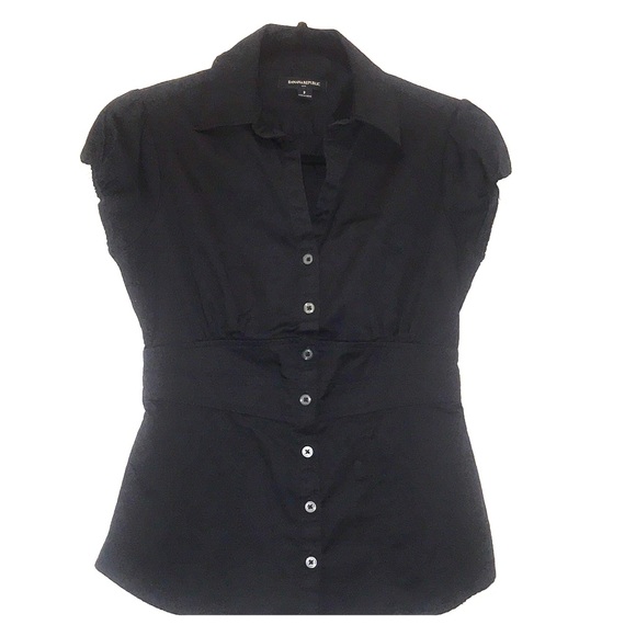 Banana Republic Tops - Banana Republic Cap Sleeve Button Up